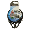 Em-D-Kay 2462 Vinyl Sleeved 5/16" x 6' Steel Cable Bike Lock