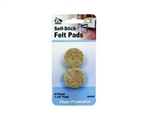 My Helper, MH9002, 6 Pieces, Beige, 1-1/4" Self Adhesive Round Felt Pad Glides Protects Floors