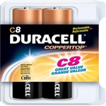 Duracell, MN14R8DWZ17, "C" Size Alkaline Duracell Battery, 8 Pack