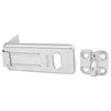 Master Lock 702D 2-1/2 Inch (64mm) Long Zinc Plated Hardened Steel Security Hasp with Hardened Steel Locking Eye