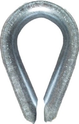 National, N176-842, 1/2", Zinc Rope Thimble