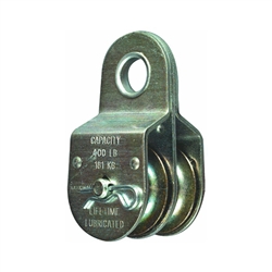 National, N199-810, 1-1/2", No-Rust, Fixed Eye Double Pulley