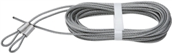 National, N280-313, V7617, 2 Pack, 12' x 1/8" Galvanized Extension Spring Lift Cable