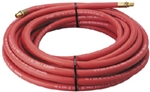 Campbell Hausfeld 50' x 3/8" Heavy Duty Rubber Air Hose with 1/4" NPT(M) Fittings