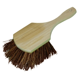 H.B. Smith, PB8, 8", Palmyra Bristle Pot Brush with Wood Block