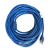 Power Cords & Cables PCC, PCC-13650, 50', 16/3 SJTW-A, Blue Extension Cord, Premium All Weather