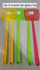 PIC 98020 Fly Swatter All Plastic 1 Piece Assorted Colors