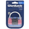 Wordlock PL-001-PK Pink Resettable 5 Dial Combination Padlock