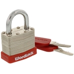 Wordlock PL-118-A1 Match Key 40mm Laminated Steel Padlock 1 Assorted Color Per Order (Black, Blue, Green & Red)