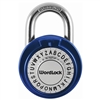 Wordlock PL-130-A1 STANDARD Text Lock Combination Dial Padlock 1 Assorted Color Per Order (Purple, Silver & Blue)