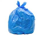 Poly-pak Industries 33401 1.25 MIL 33 Gallon Blue Recycling Garbage Trash Bags 33"X40", 40 COUNT