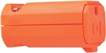 Pass & Seymour, PS5969OCC20, Orange, 2 Pole, 3 Wire Grounding, Premium Hi-Vis Connector, 15A, 125V