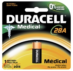 Duracell, PX28ABPK, 6V DC Alkaline Photo Cell, Medical Equipment Battery