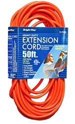 Bright Way Heavy Duty 100' 14/3 Orange Ext Cord 02 Standard Indoor/Outdoor Cord