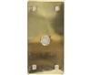 Wilson, Ultra Hardware 613 Brass Rim Lock Flat Guard Plate used with Flush Cylinders