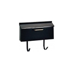 Steel City, RSM-1B, Black, Heavy Steel Construction, Classic Ranch Style City Mailbox