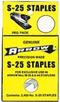 Arrow Fastener, S25PP, 2400 Pack, Staples, For The DC25 Desk Stapler