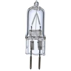 Satco, S3167, 50 watt T4 halogen bulb with bi-pin GY6.35 base