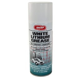 Snap S665 White Lithium Grease 12oz All Purpose Lubricant