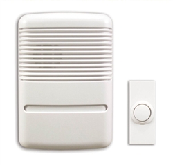 Heath / Zenith, SL6141A, White, Wireless Plug In Door Chime Kit