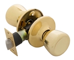 Tuff Stuff T0203AB Polished Brass US3 Tulip Passage Lockset With Adjustable Backset