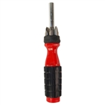 Trisonic TS-HW705 Red And Black Heavy Duty 6-In-1 Multi Tip Screwdriver