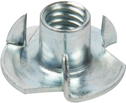 Tuff Stuff TSF30336 100 Pack 1/4" - 20 X 5/16" Three Prong Tee Nut