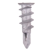 Tuff Stuff 34441 Pack Of 100 Zinc Plated #6 Easy Anchors Jr No Screws With Plastic Box For Storage