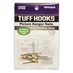 Tuff Stuff, TSF41510, Tuff Hooks, 8 Piece Assorted, Blue Steel Case Hardened Picture Hanger Nails