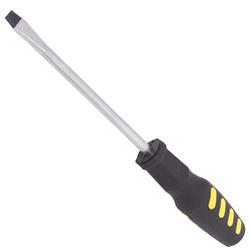 Tuff Stuff 95224 5/16" X 6" Slotted Magnetic Tipped Screwdriver, The black oxide tip provides a strong and durable construction with blasted tip to reduce slippage. Ideal for easy installation and assembly work.