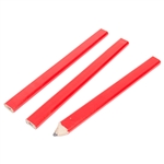 Tuff Stuff 96005 Red 3 PC. Carpenter Pencil Wood Body, Pencils Are Perfect For Marking Saw Lines, Drill Pits & More, Oversized Pencils With Flat Surfaces.