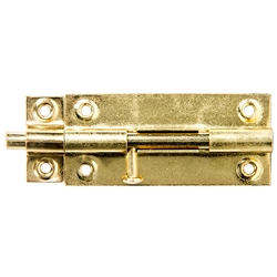 Tuff Stuff 19040 Brass Plated 4" Barrel Bolt