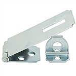 Tuff Stuff 34625 Zinc Plated 2-1/2" Safety Hasp, Safety hasps provide good security under many conditions. The Tuff Stuff 34625 to fit most situations where a fixed staple is necessary or desirable. The hasp come complete with all screws.