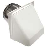 4" WHITE HOOD ONLY FOR VENT KT