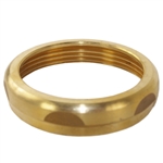 Wal-Rich 0903008 Rough Brass Finish 2" x 2" Solid Brass Slipnut