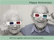 4150 AV Old couple with 3D glasses