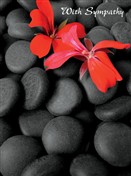 5423 SY Red flower on stones