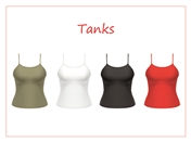 6448 TY Tank tops