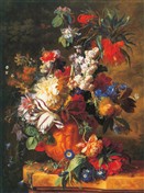 VAN HUYSUM Flowers in Urn (6813)