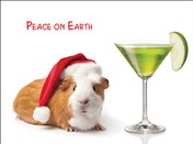 7557BX CH Guinea pig & apple martini