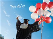 8828 GD Grad, diploma & balloons