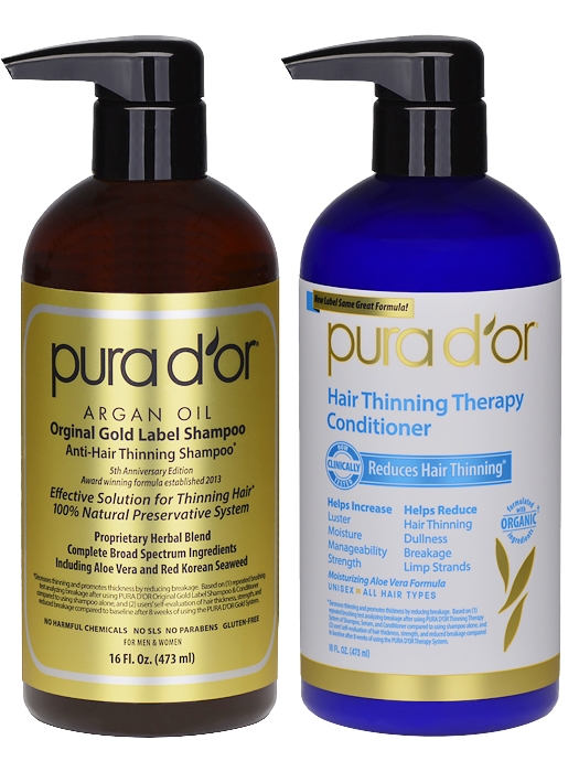 Pura D'or | Shampoo & Conditioner - Gold Label