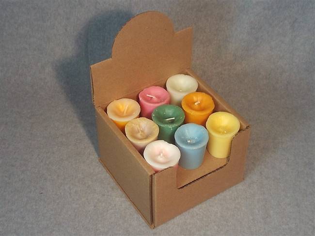 Votive Display Box holds 18 Votives