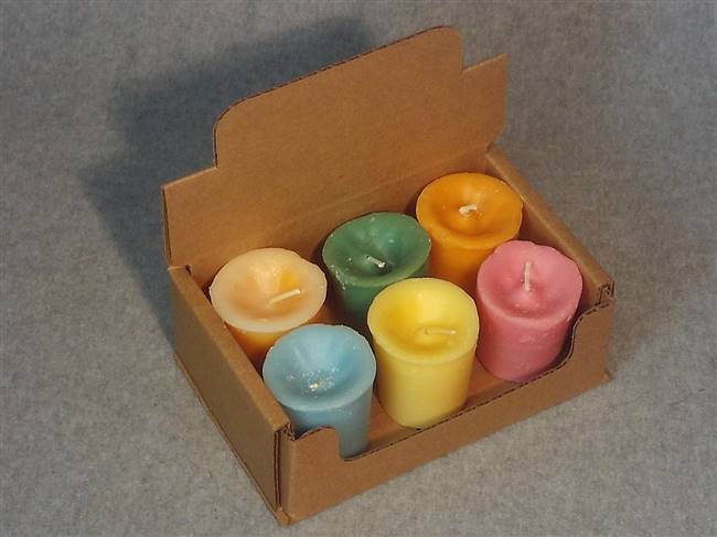 Votive Display Box holds 6 Votives