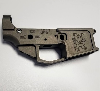 MAS GREY LBT INC 7075 T6 Billet Lower Receiver