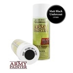 Army Painter Matt Black Base Primer Undercoat Spray Can