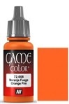 008 Orange Fire Vallejo Game Color Paint