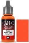 009 Hot Orange Vallejo Game Color Paint