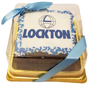 2.5" Square Logo Brownies, Individually Gift Boxed, each