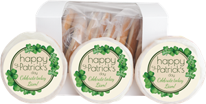 St. Patrick's Day Sugar Cookies - Gift Box of 12
